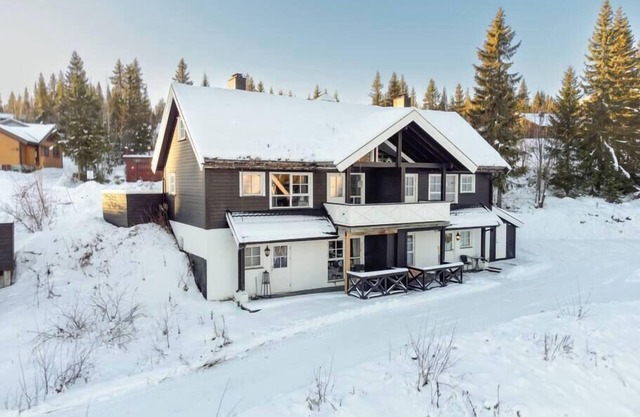 Ski in/out apartment in Trysil with Sauna and fireplace