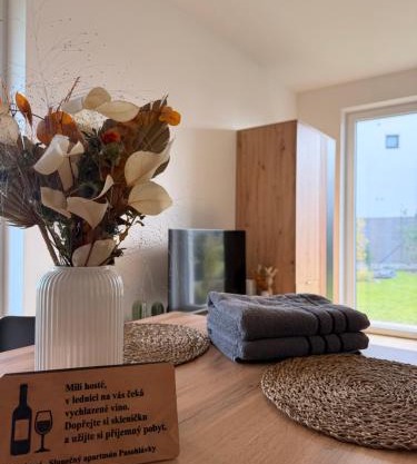 Slunečný apartmán s předzáhradkou Pasohlávky