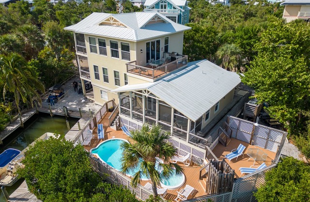 Solitude North Captiva, Carts, Dock, Private Pool, Club, Sleeps 12