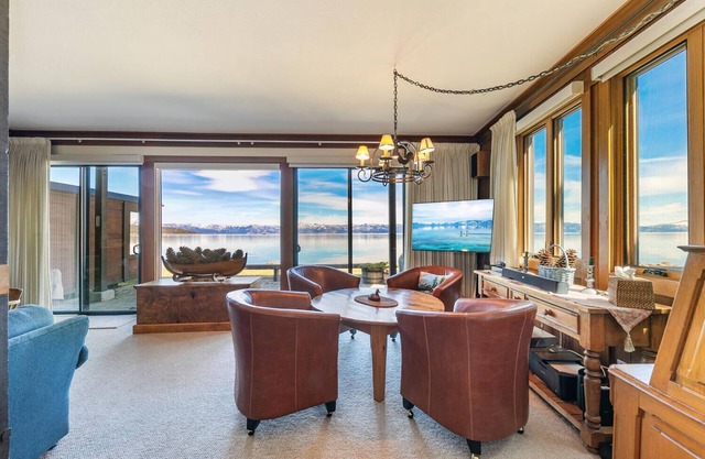 Spacious 4-bedroom lakefront townhome close to the water's edge in Tahoe City
