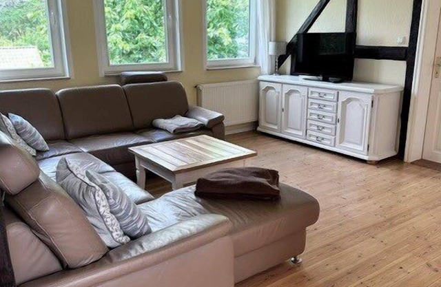 Spacious country apartment with balcony and garden in a quiet location in Danneborth