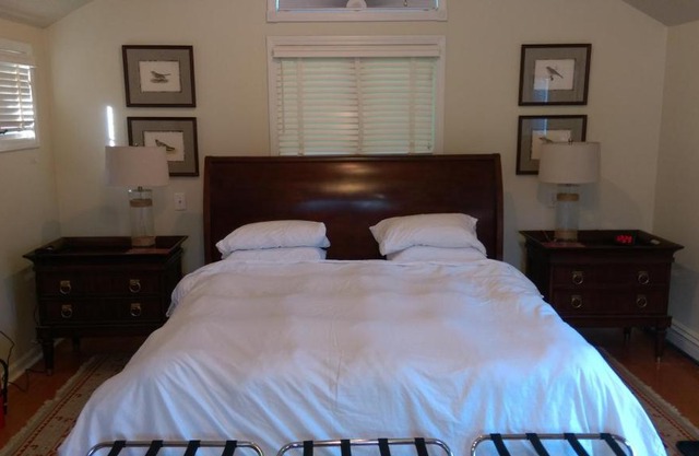 Spacious master bedroom and bath