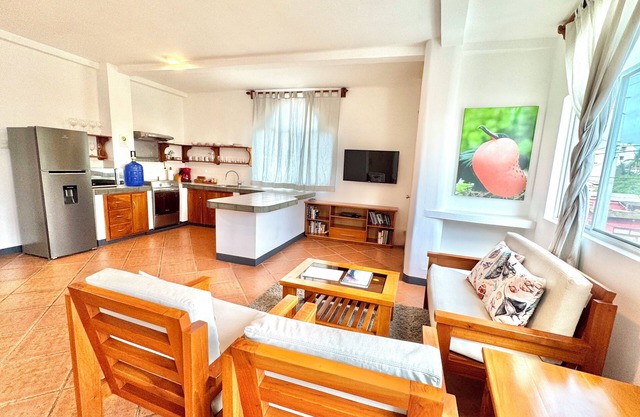 Spacious two-bedroom suite with a balcony