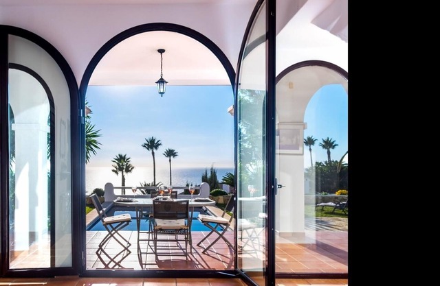 Spanish villa with pool and sea views