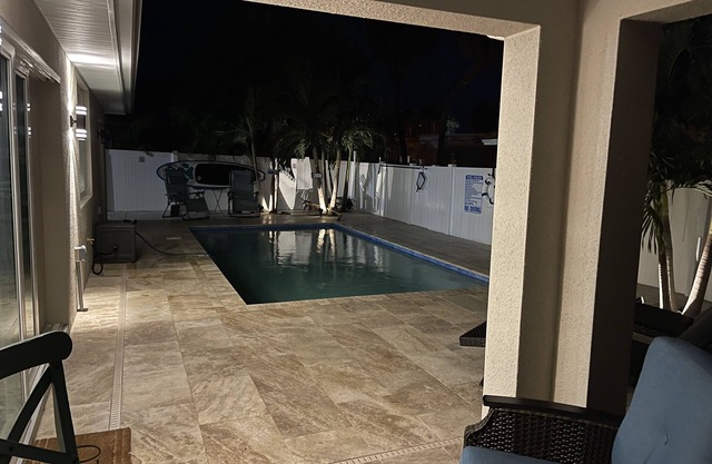 St Pete Beach Home with swimming pool located steps away from the Sandy Beach