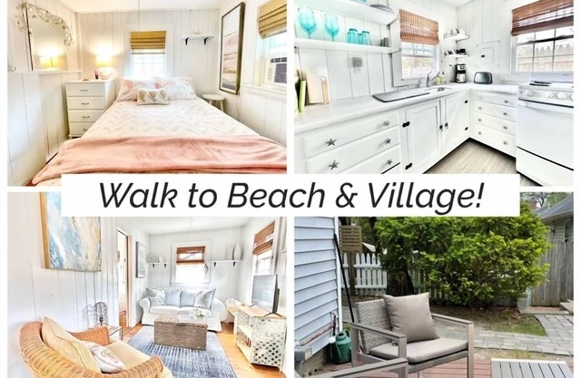Stay in a TINY HOUSE!★0.4mi to Beach★Village★Restaurants★Pet Friendly ★ 2 bikes!
