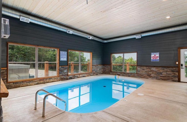 Staycation Lodge with Indoor Pool and Basketball Court