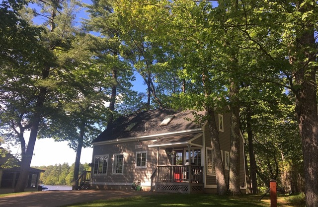 Steps from the beach on Sebago Lake Basin