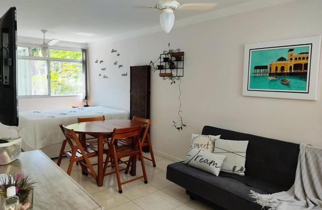 Studio à 500m da praia, AC e Vaga