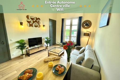 " Studio 5ème Ciel " Vue - Centre Ville - Wifi