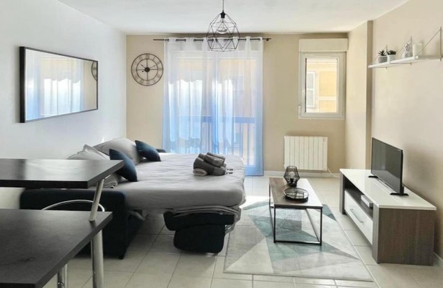 Studio Cozy avec Terrasse en centre ville !