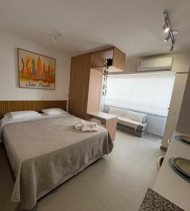 Studio novo e confortável perto da Av Faria Lima, Pinheiros e Vila Madalena