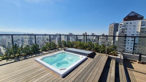 Studio Novo IS Consolação- Ar Condicionado, Academia e Jacuzzi