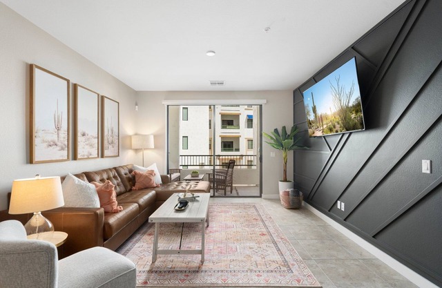 Stylish 2BR-2BA Condo…Walk to Dining & Coffee…Resort-Style Pool, Gym, & More!