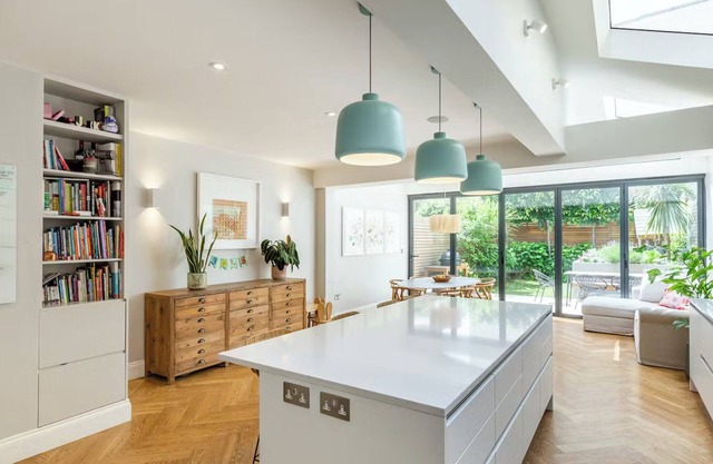 Stylish & cosy family home with views over a beautiful park & central London.