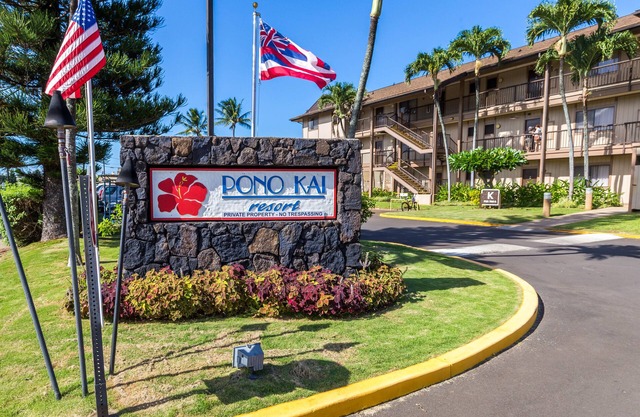 Suite in Building K at Pono Kai Resort on Kauai's Bike Path, Tennis View Condo
