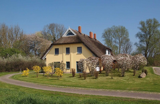 Sunny thatched house - vacation thatched house, 3 bedrooms, fireplace, internet radio, garden,