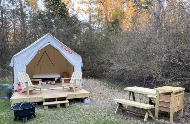 Tentrr State Park Site - Mississippi Clarkco State Park - Lakeview Site H - Sing