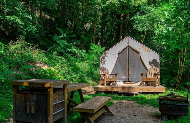 Tentrr State Park Site - WV Hawk's Nest State Park - Site H - Single Camp