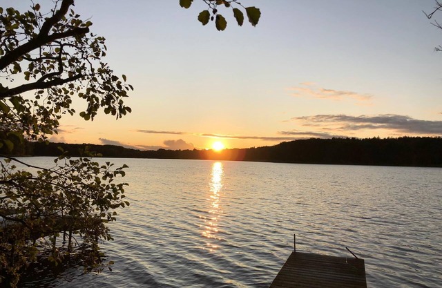Thatched roof vacation home🌴 at the Lübbesee boat & jetty 1300qm recreation Uckermark Templin