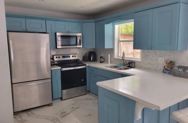 The Blue Oasis this is relaxation, peace and serenity all in a tropical paradise