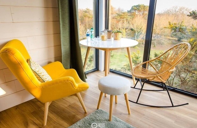 The luxury lodge cabin with an exceptional view