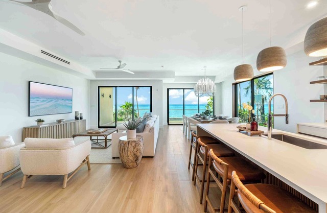 The Sands #1: Brand New Luxe Condo on 7 Mile Beach w/Rooftop Pool & Gym
