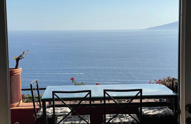 The terrace by the sea