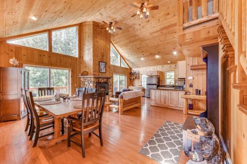 Tranquil Thornton Cabin Deck, Views and Game Room!