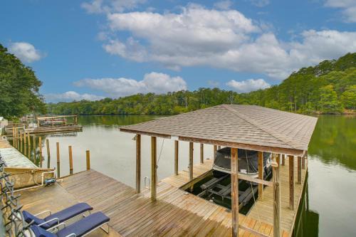 Tranquil Views Riverfront Retreat in Hot Springs!