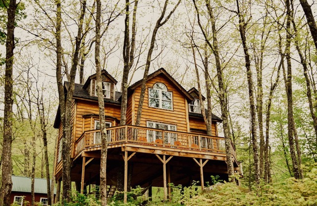 Treehouse in Maine woods- The Grand Oak