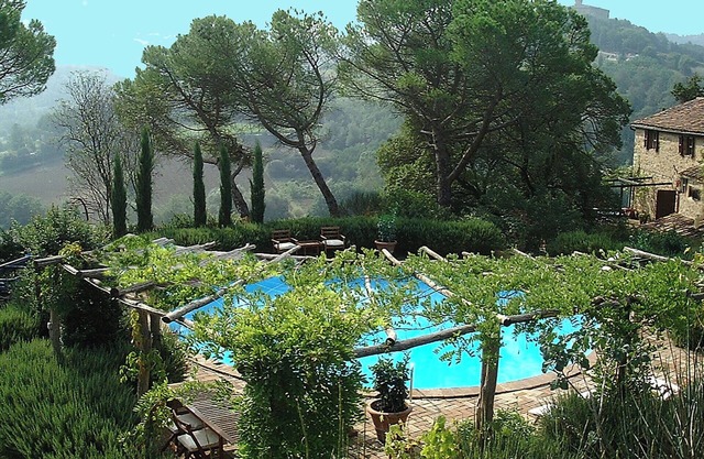 Tuscany:17th century hillside villa farmhouse- private pool - stunning views