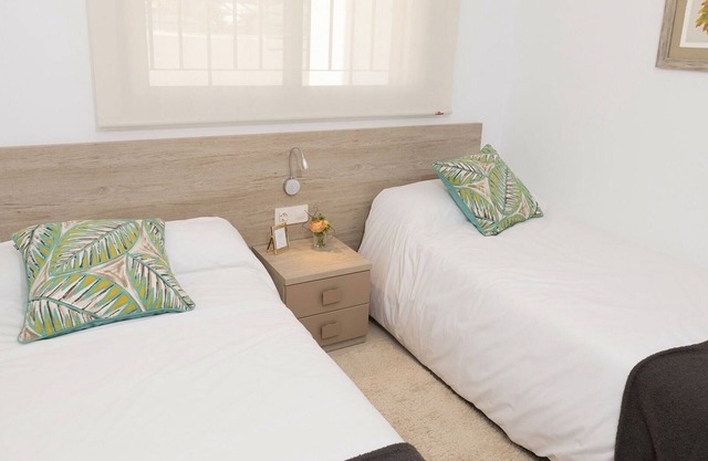 Two bedroom, two bathroom garden apartment