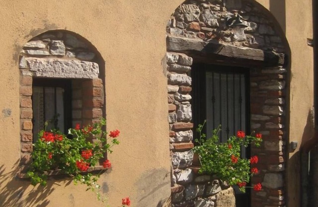 Typical apartment in ancient village near the sea-coast of the Etruscans