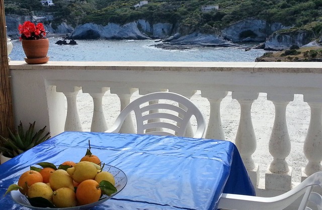 Typical local house on the sea one minute walk from the beach