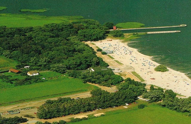 Ueckermünde, near the beach, on the forest-left side of the house