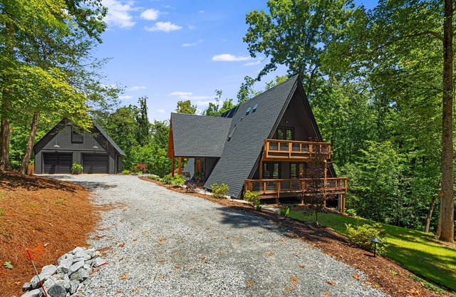 Unique A-Frame cabin with Hot tub,Firepit,Jukebox