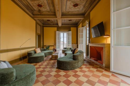 Unique Bologna Penthouse with Frescoes and Charm