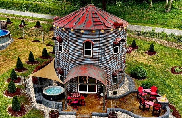 Unique repurposed "The Red Bin"