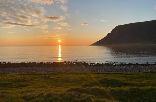 Unstad, Lofoten: Fint feriested nært stranden