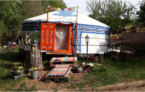 Urlaub in der Natur mit Tieren - Erlebnis Jurte