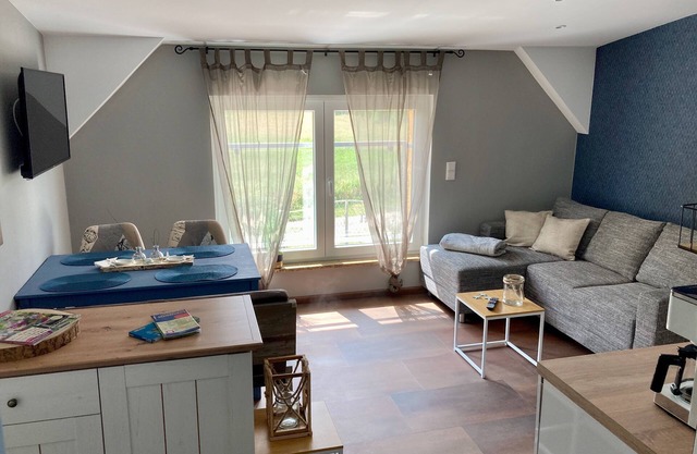 Vacation apartment "See", attic, 48 sqm, 2 bedrooms, terrace, max. 4 persons