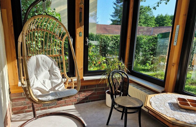 Vacation apartment on Herrensteig and Lake Mirower with conservatory and terrace