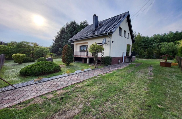 Vacation home on the edge of the forest near a bathing lake