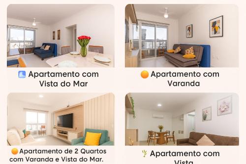 Vida a Beira Mar -Apartamentos com Garagem, Ar Condicionado e Portaria 24h, a 3 Minutos da Praia