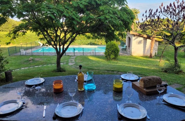 Villa "Clair Soleil" with beautiful garden and large swimming pool.