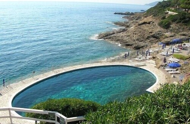 Villa with sea view pool in Porto Azzurro