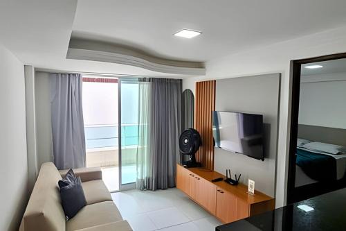 Vista Mar Bessa, 100m da orla, 1 dorm. e garagem