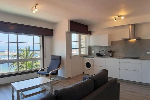 Vistas a la ría de Muros Noia en Portosín