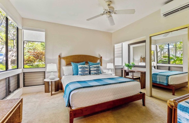 Wailea 2BR | Walk to Beach | A/C | Family-Friendly